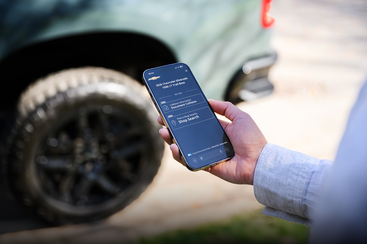 A Close-Up Shot of a GM App on a Smartphone