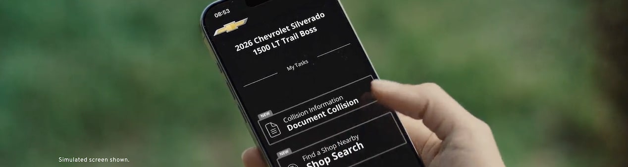 A Close Up of a GM Mobile App on a Smartphone