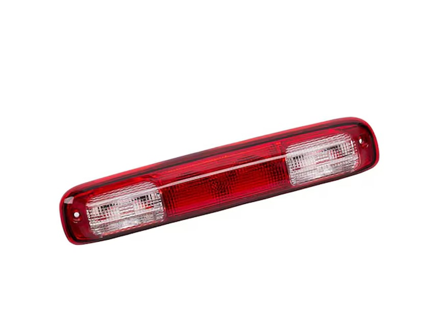 Close-up View of a Red Taillight of a Vehicle