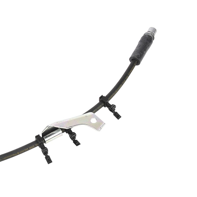 A Close-up View of a Hydraulic Brake Hose for a Vehicle