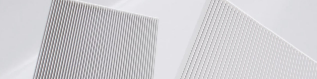 Air Filters on a White Background.