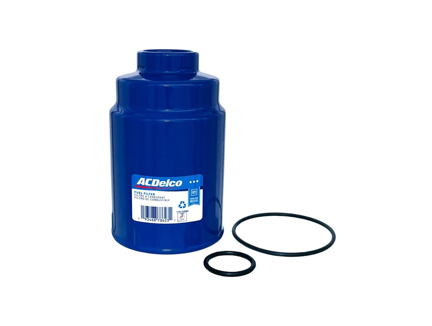 An ACDelco Fuel Filter and Water Separator.