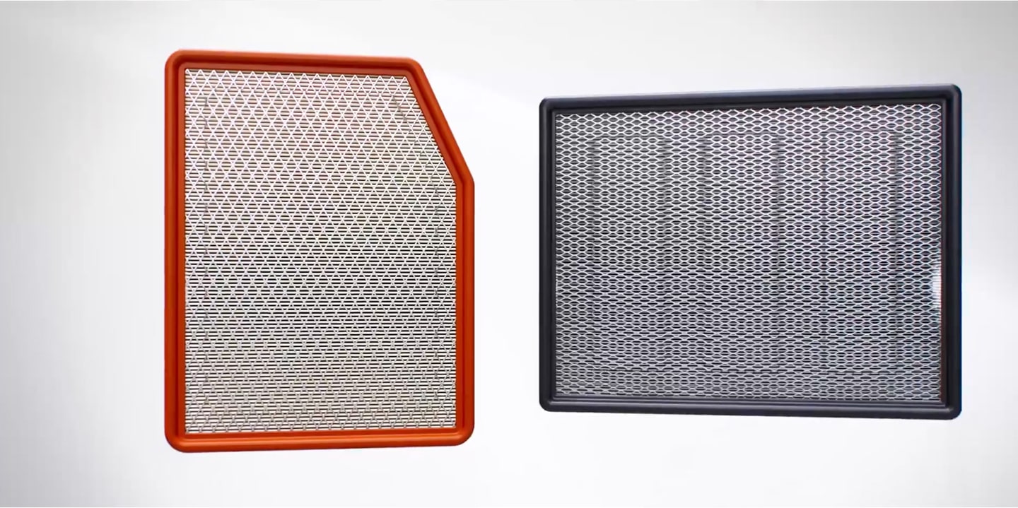 Two Engine Air Filters Side by Side