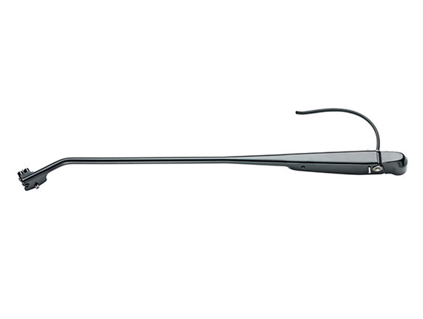 A View of a Black Windshield Wiper Blade