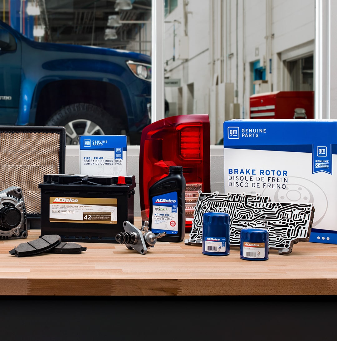 Various Types of ACDelco Products Put Together on a Table