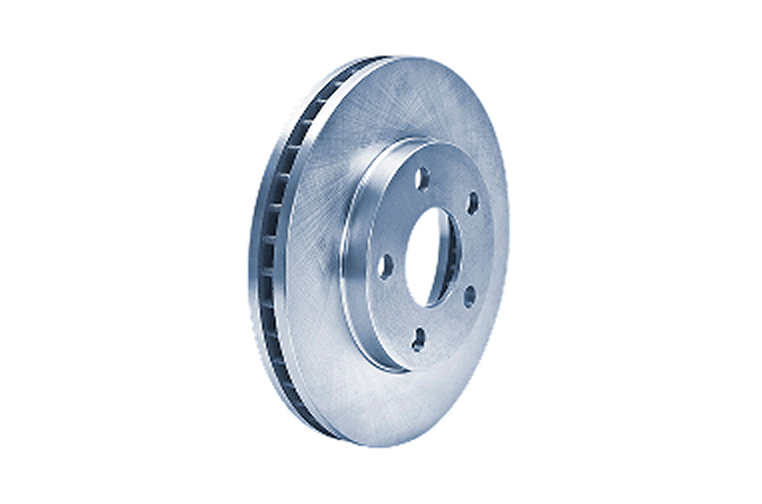 A Single Ventilated Disc Brake Rotor