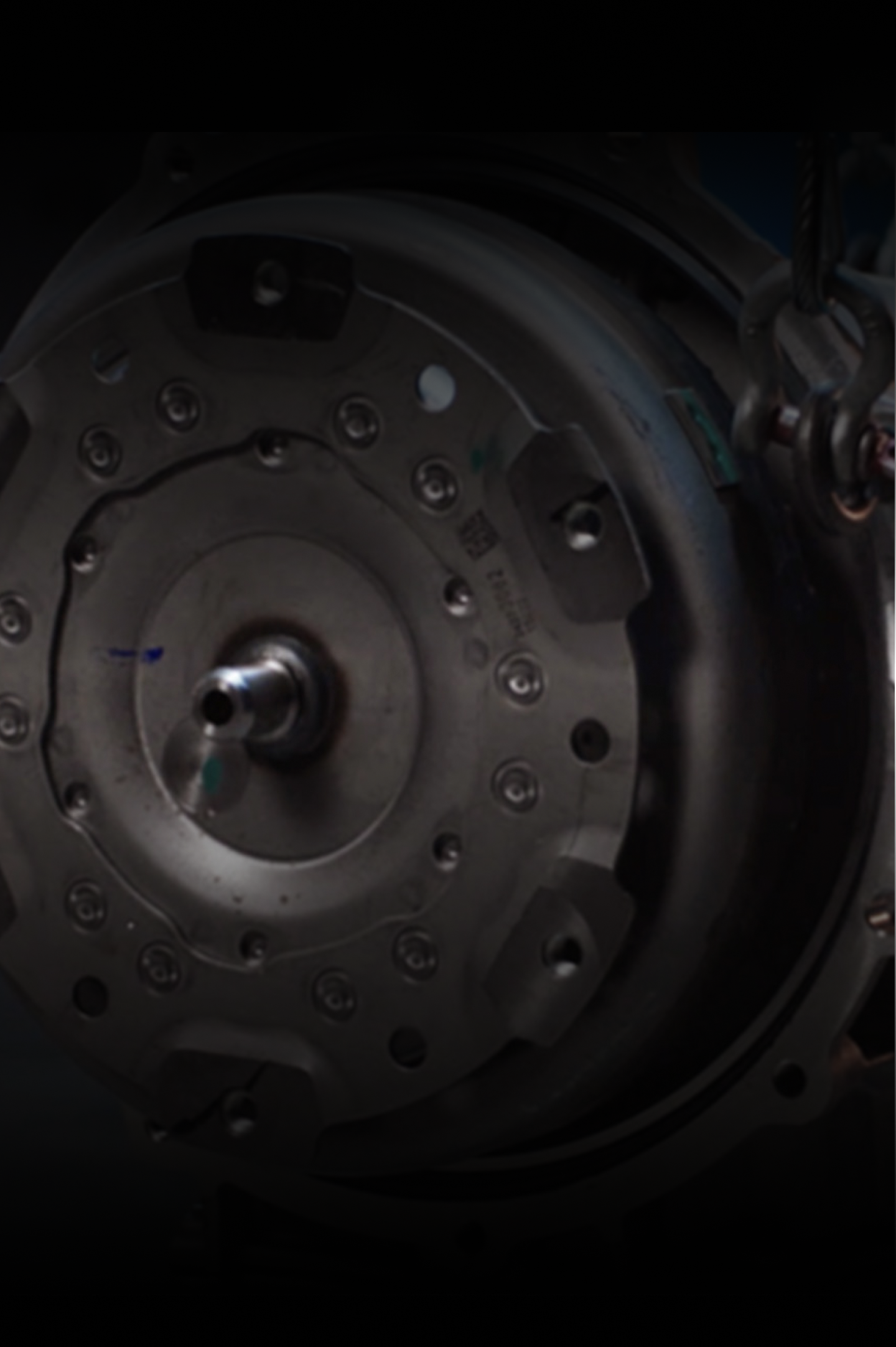 Close Up of a GM Automatic Transmission Assembly