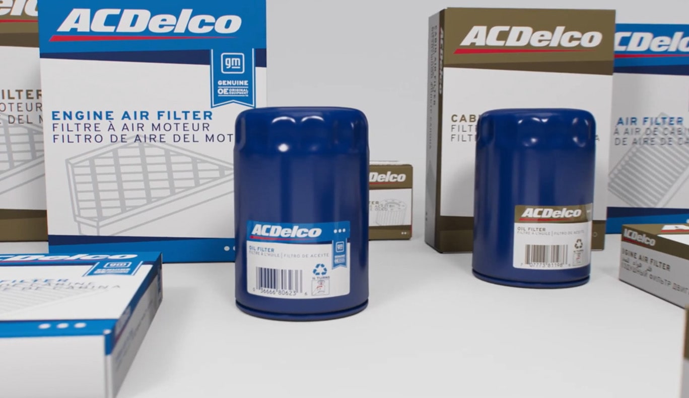 ACDelco Cabin Air Filter, Engine Air Filter, and Oil Filters
