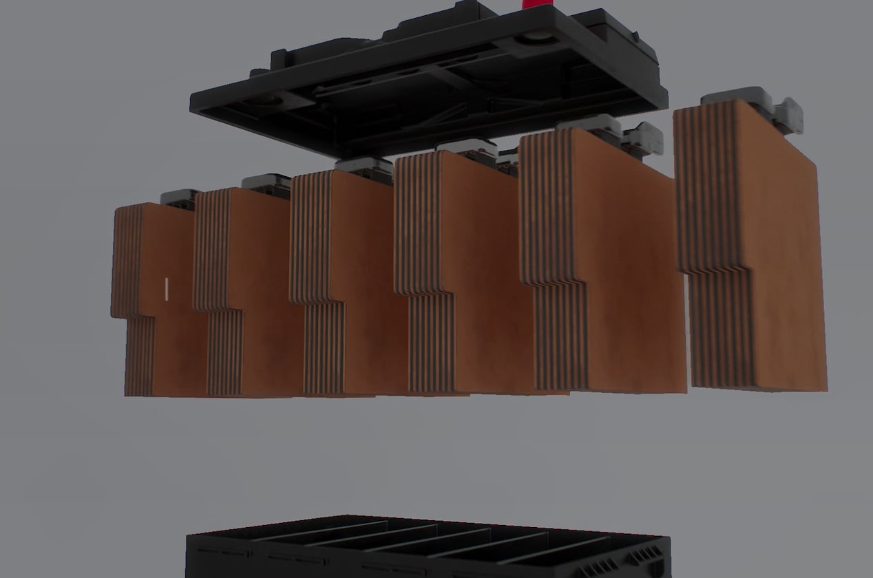 Video Thumbnail of a 12 Volt AGM Battery Separated into Different Parts